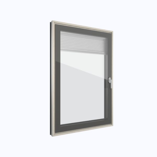 FIN-Project Slim-line Cristal Twin Legno-Alluminio
